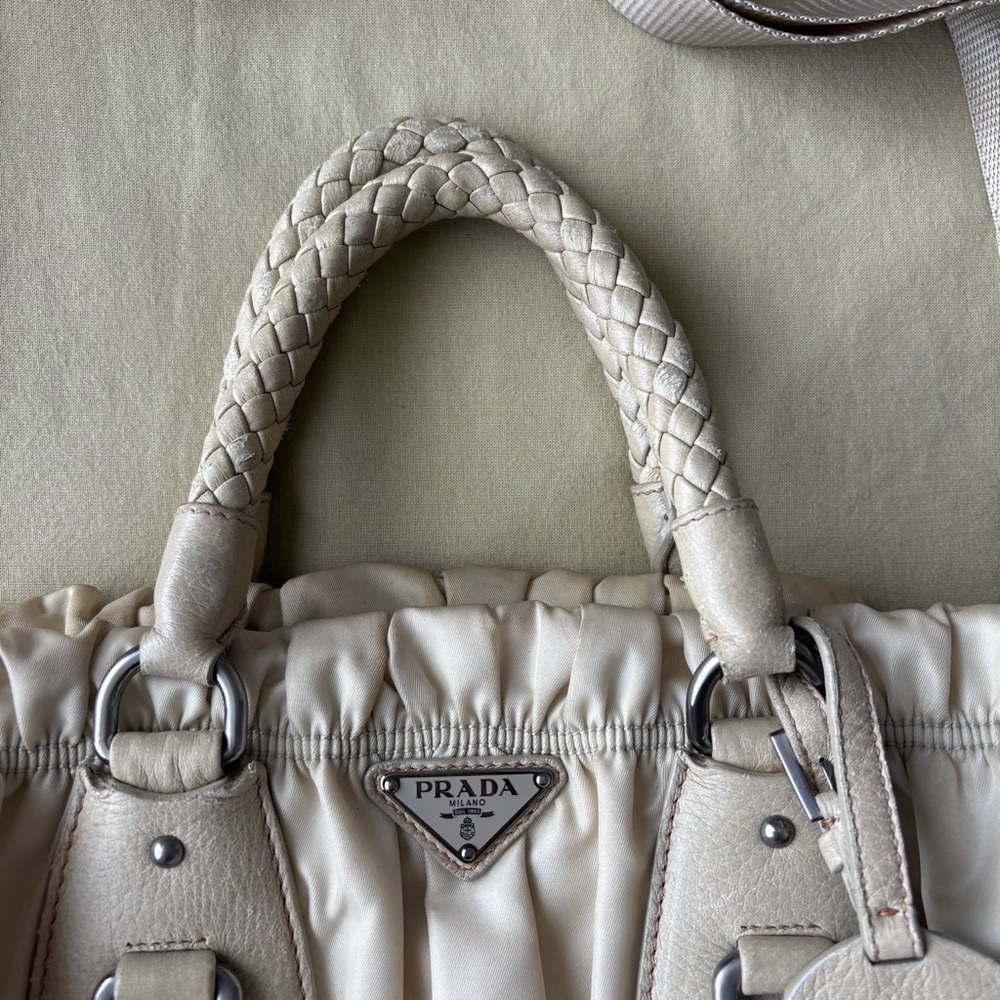 Prada Tessuto Gaufre Lavanda Tote Bag - Picture 6 of 9